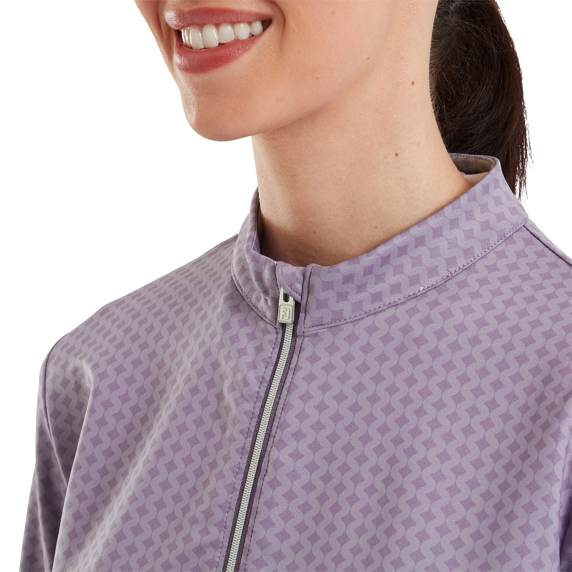 Bedruckter Full-Zip Midlayer