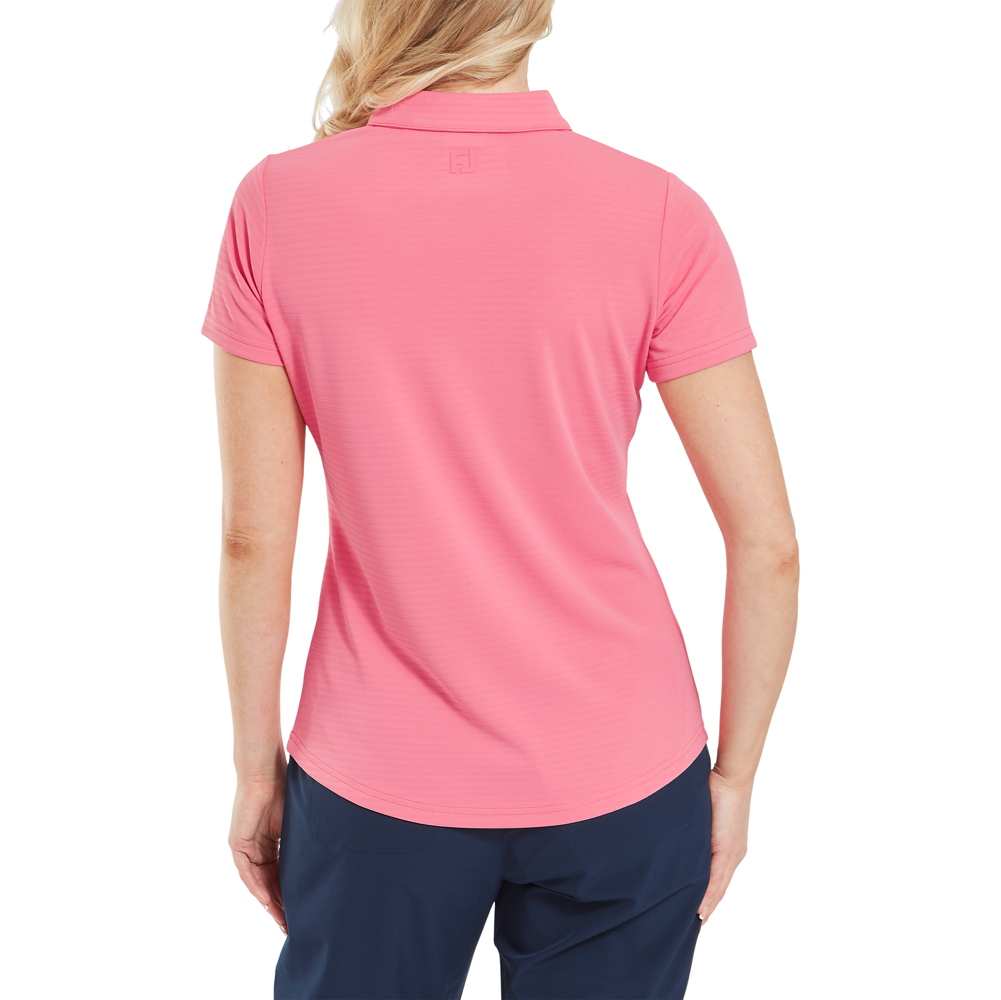 &Auml;rmellosses Jacquard Polo