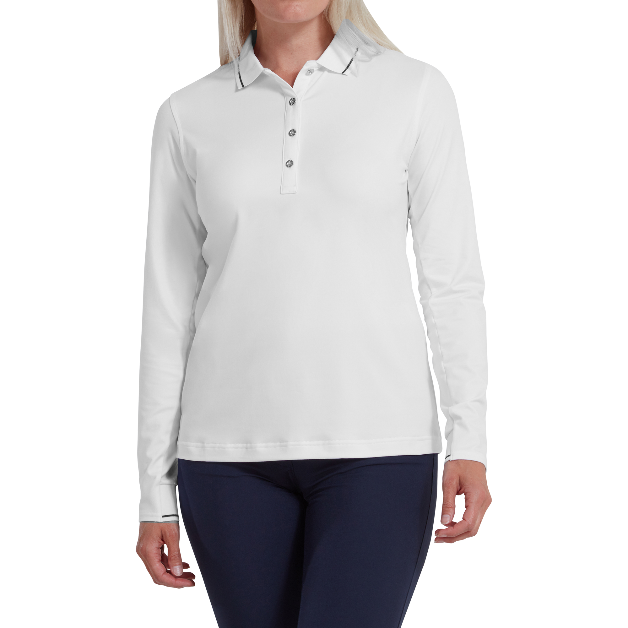 Damen Thermo-Langarm-Polo