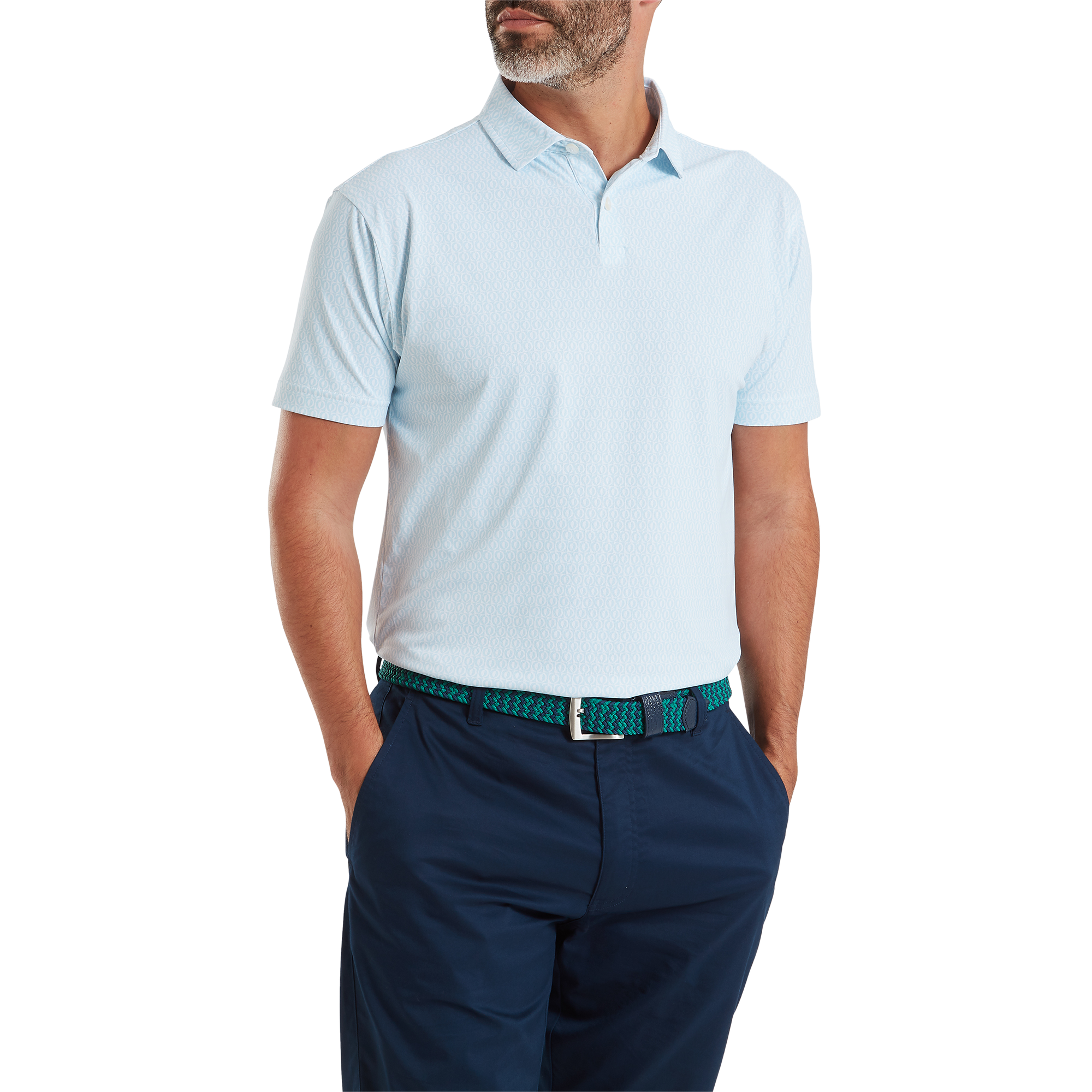 Modernist Geo Piqu&eacute;