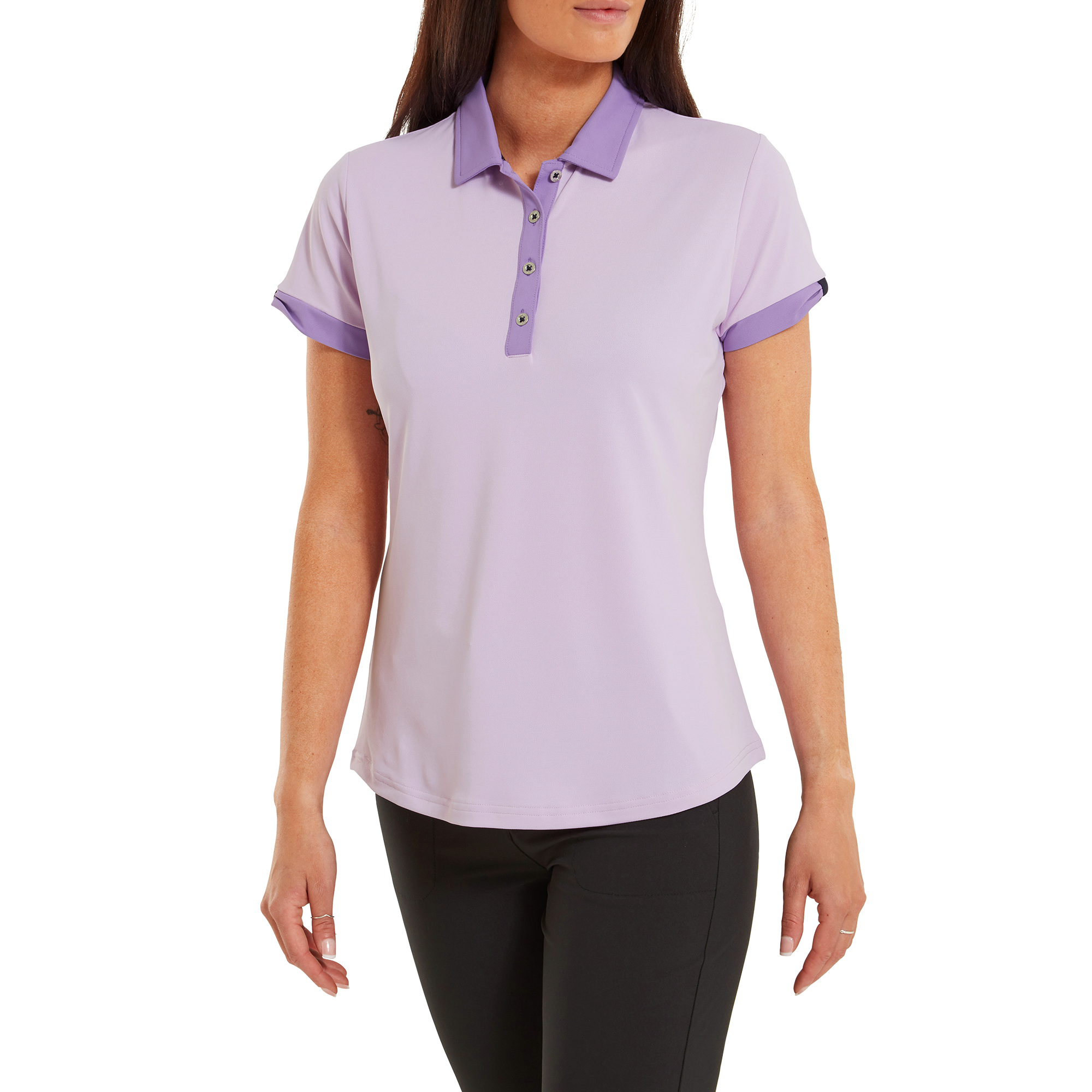 Colour Block Piqu&eacute;