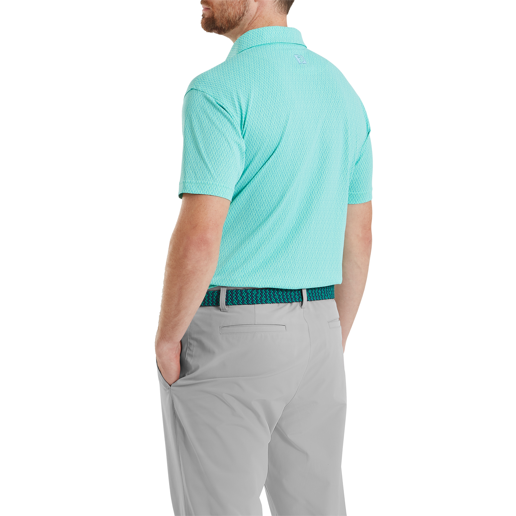 Modernist Geo Piqu&eacute;