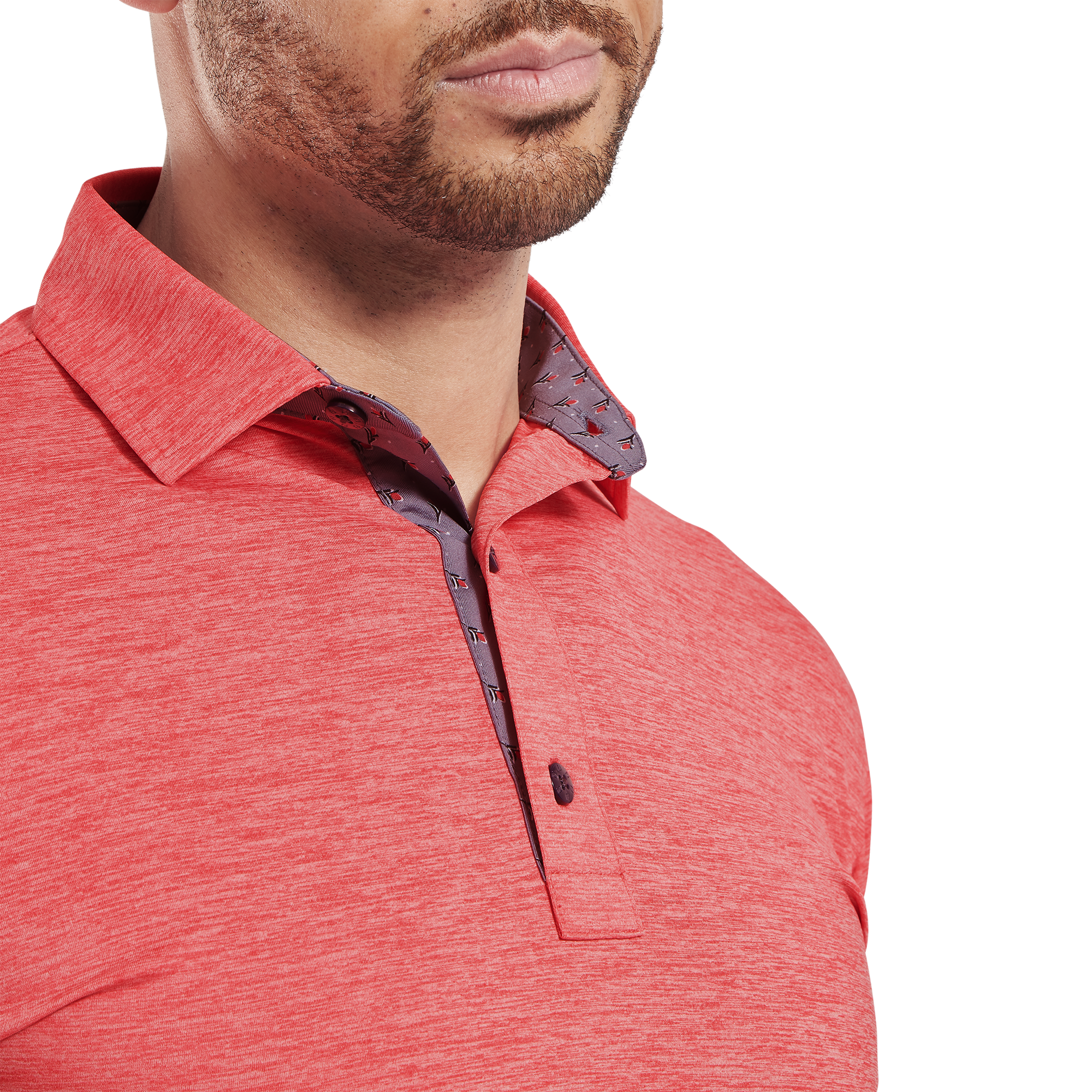 Pastell Lisle mit Besatz