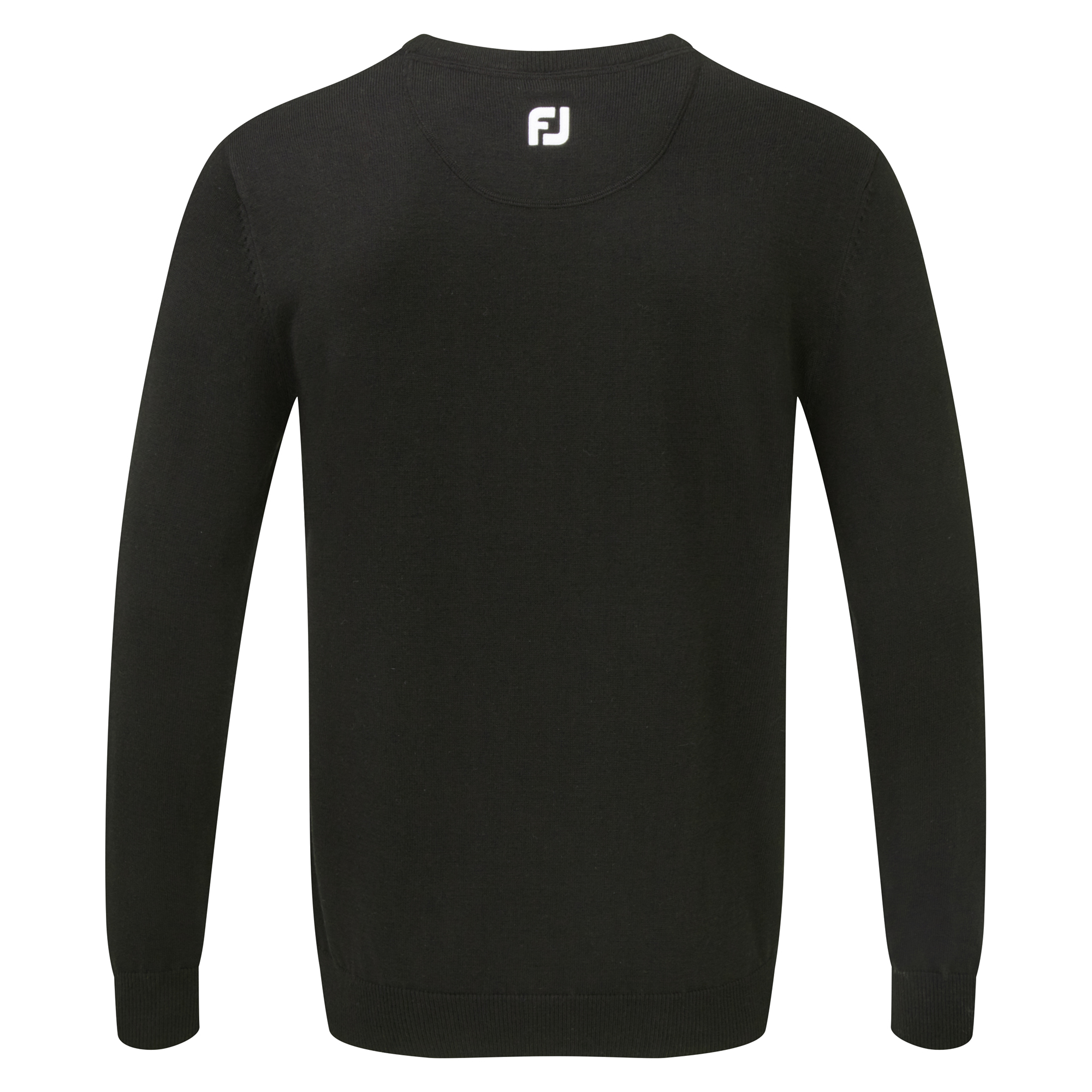 Wollmischpullover mit V-Kragen