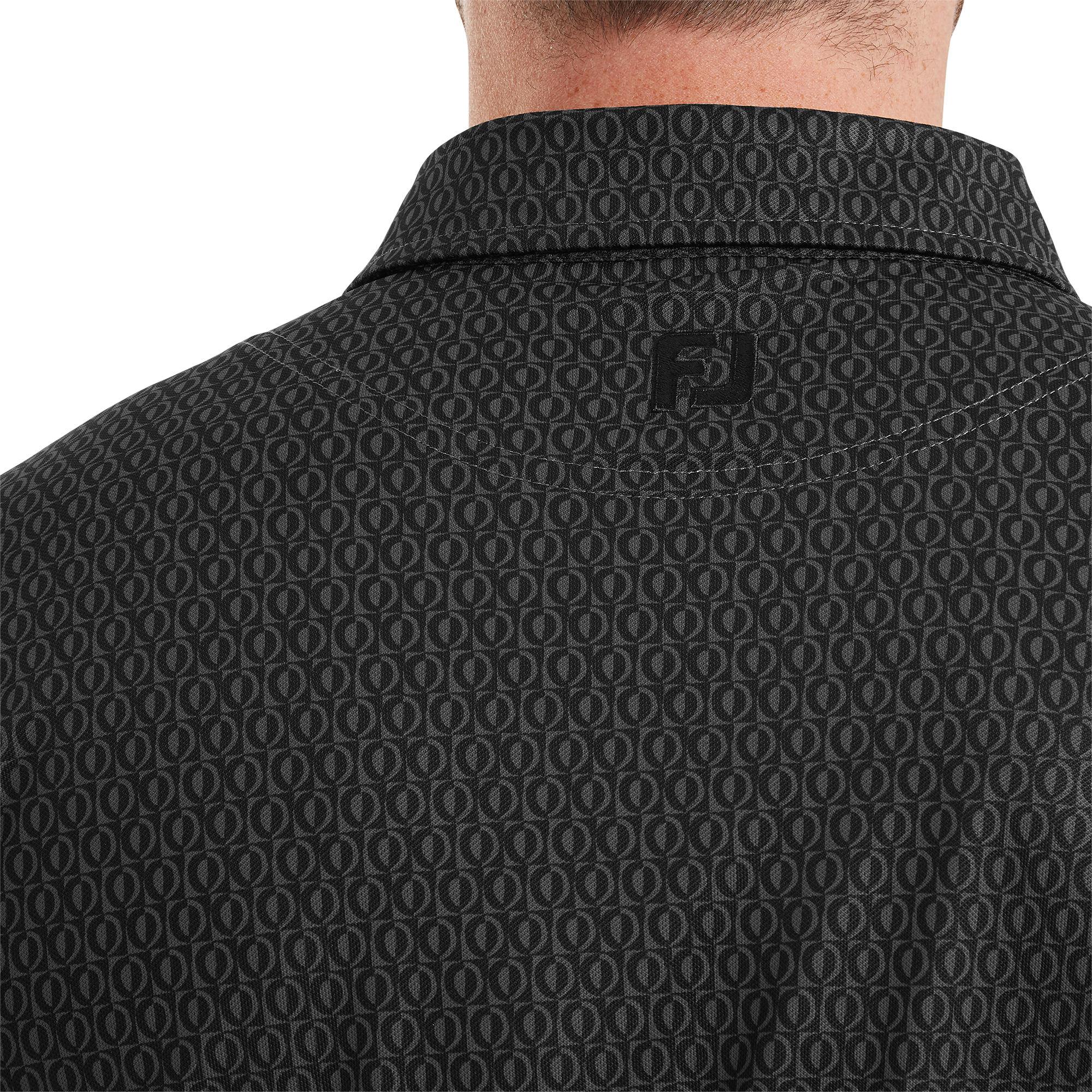 Modernist Geo Piqu&eacute;