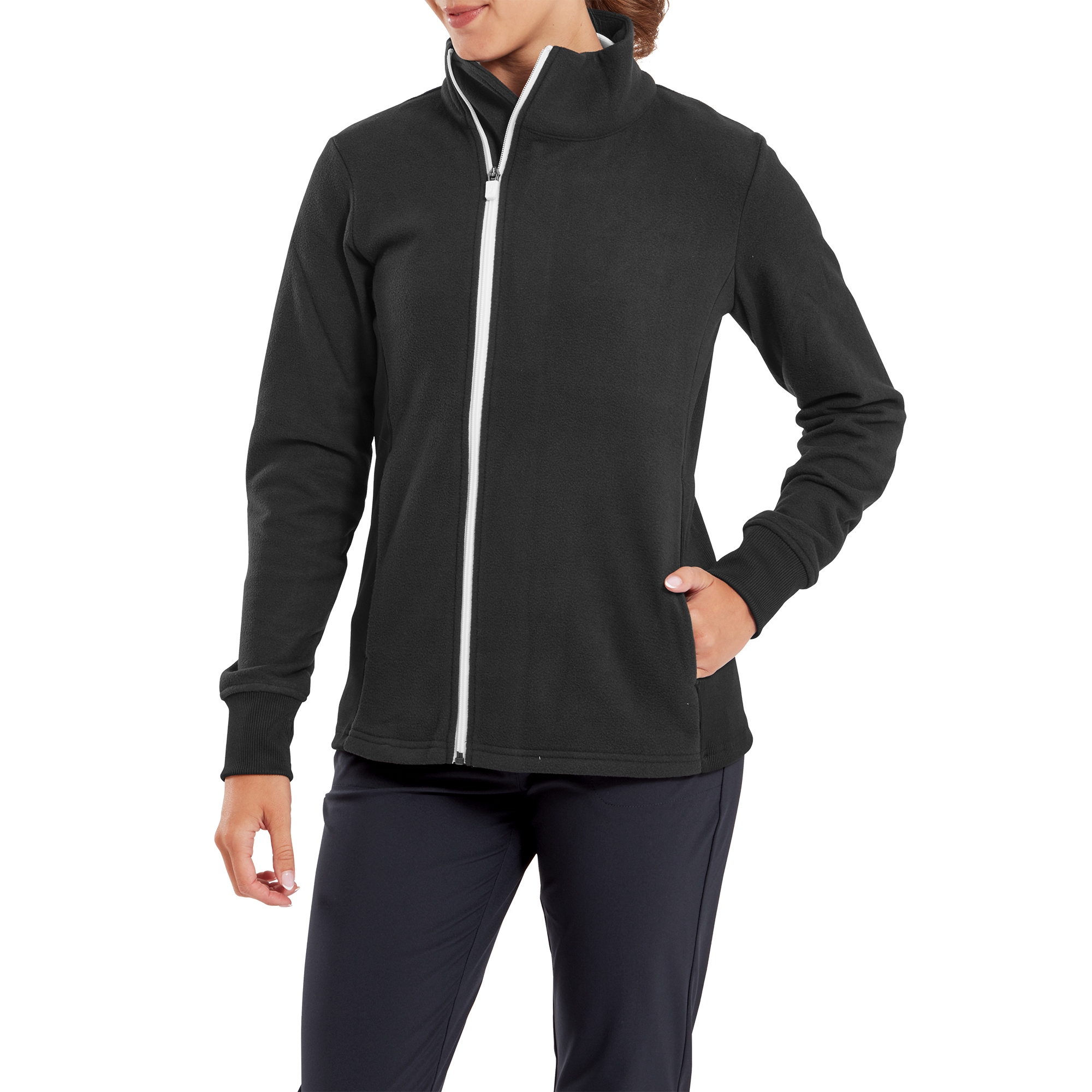Full-Zip Fleece Pulli Damen
