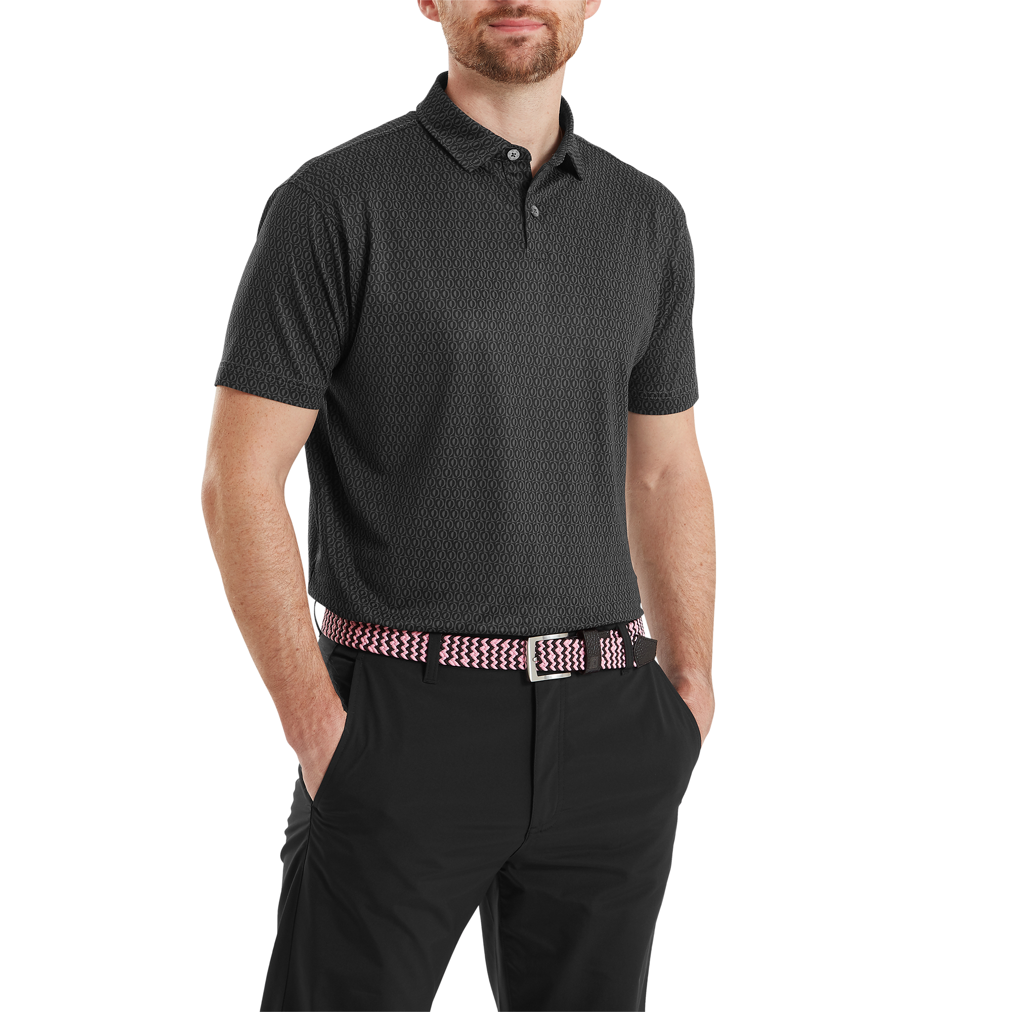 Modernist Geo Piqu&eacute;