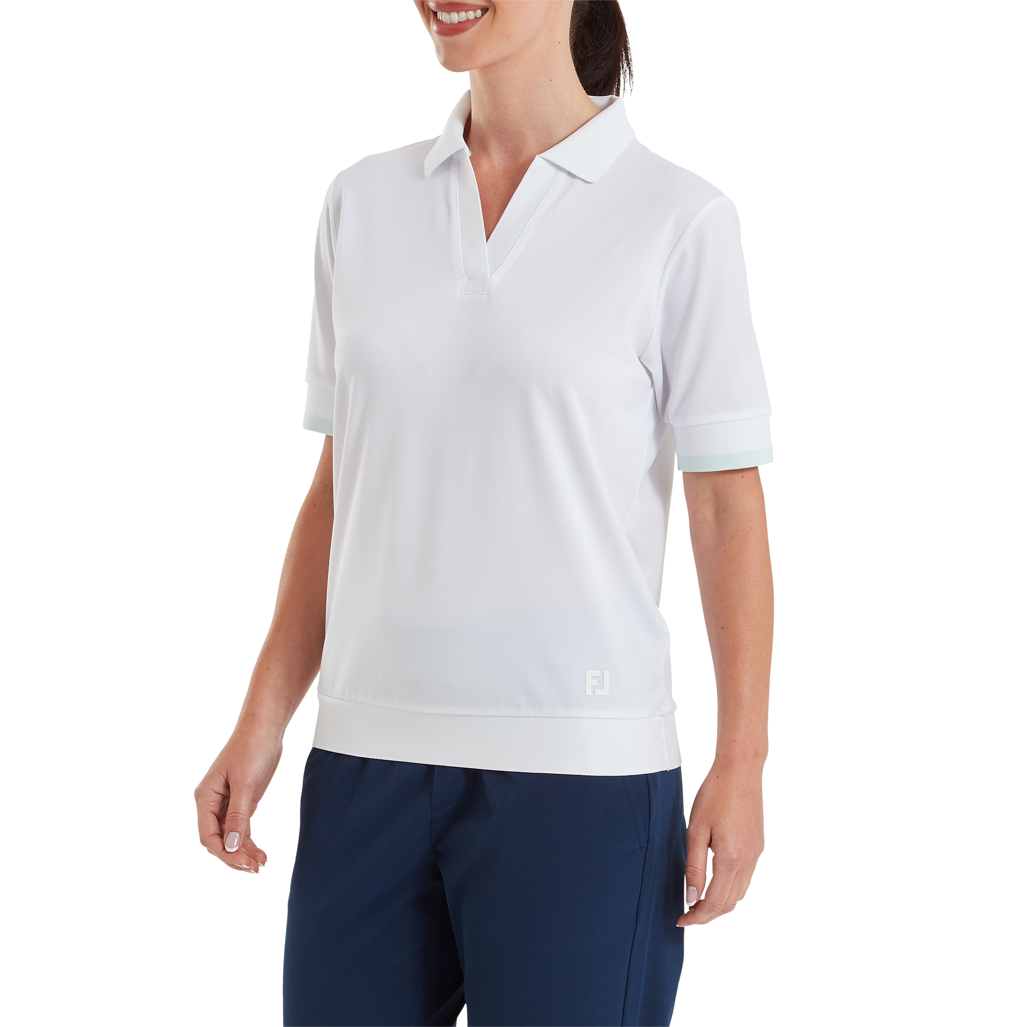 Struktur-Strick Polo