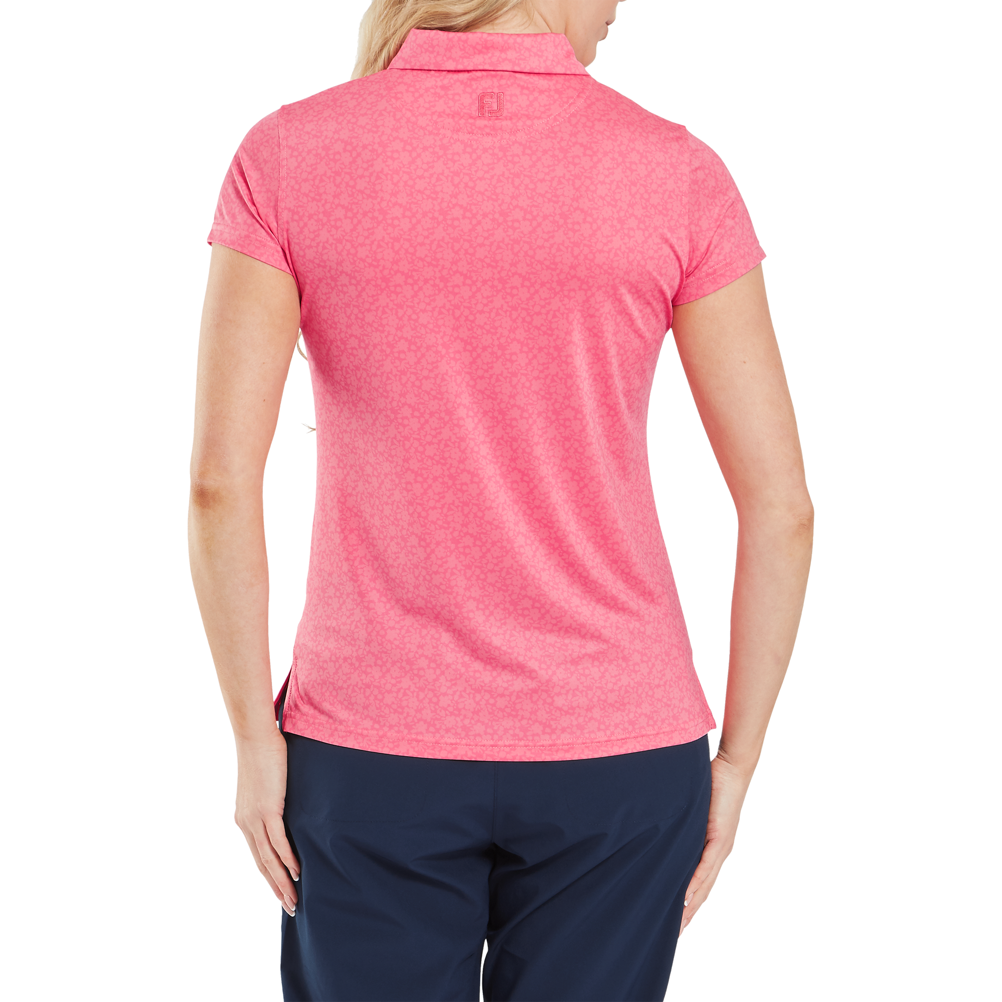 Gemalte Blumen Kappen&auml;rmel Lisle