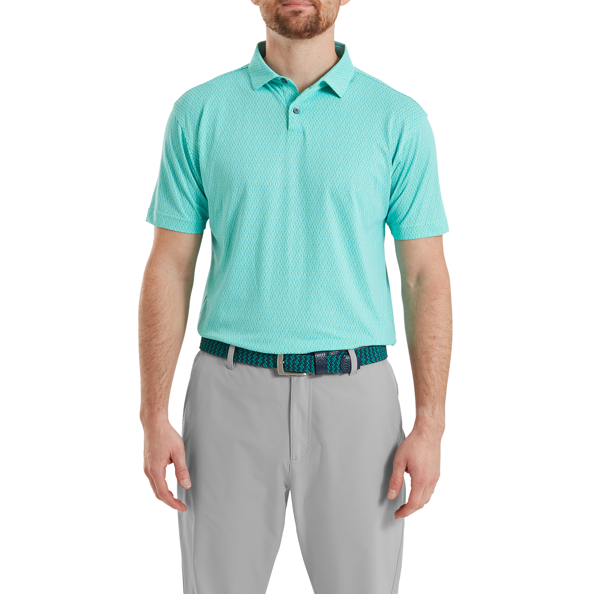 Modernist Geo Piqu&eacute;