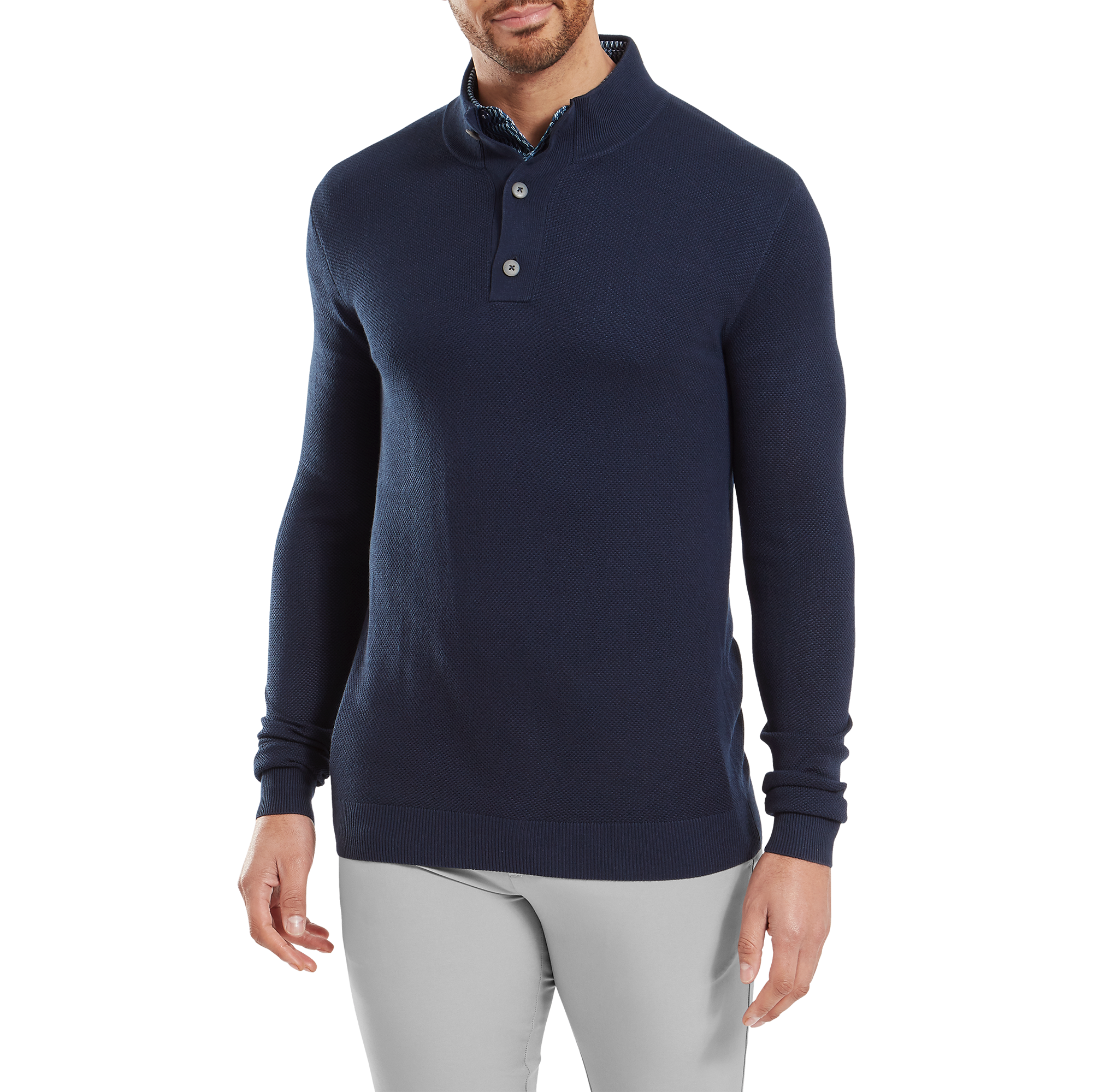 drirelease Knopfleisten Pullover