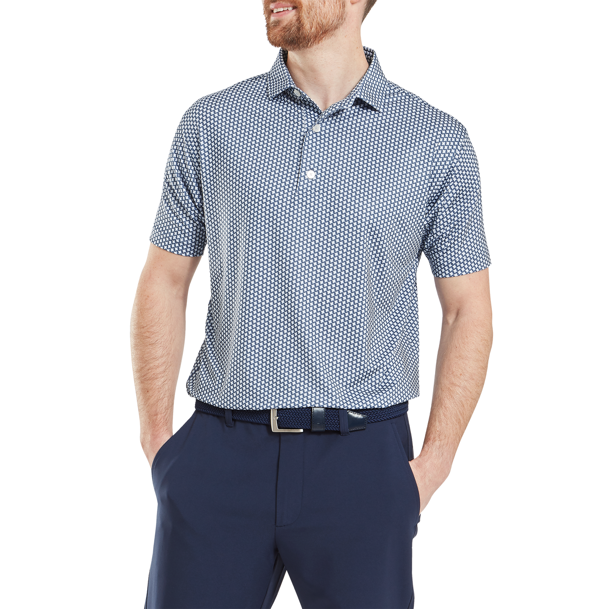 Hahnentrittmuster Geo Lisle