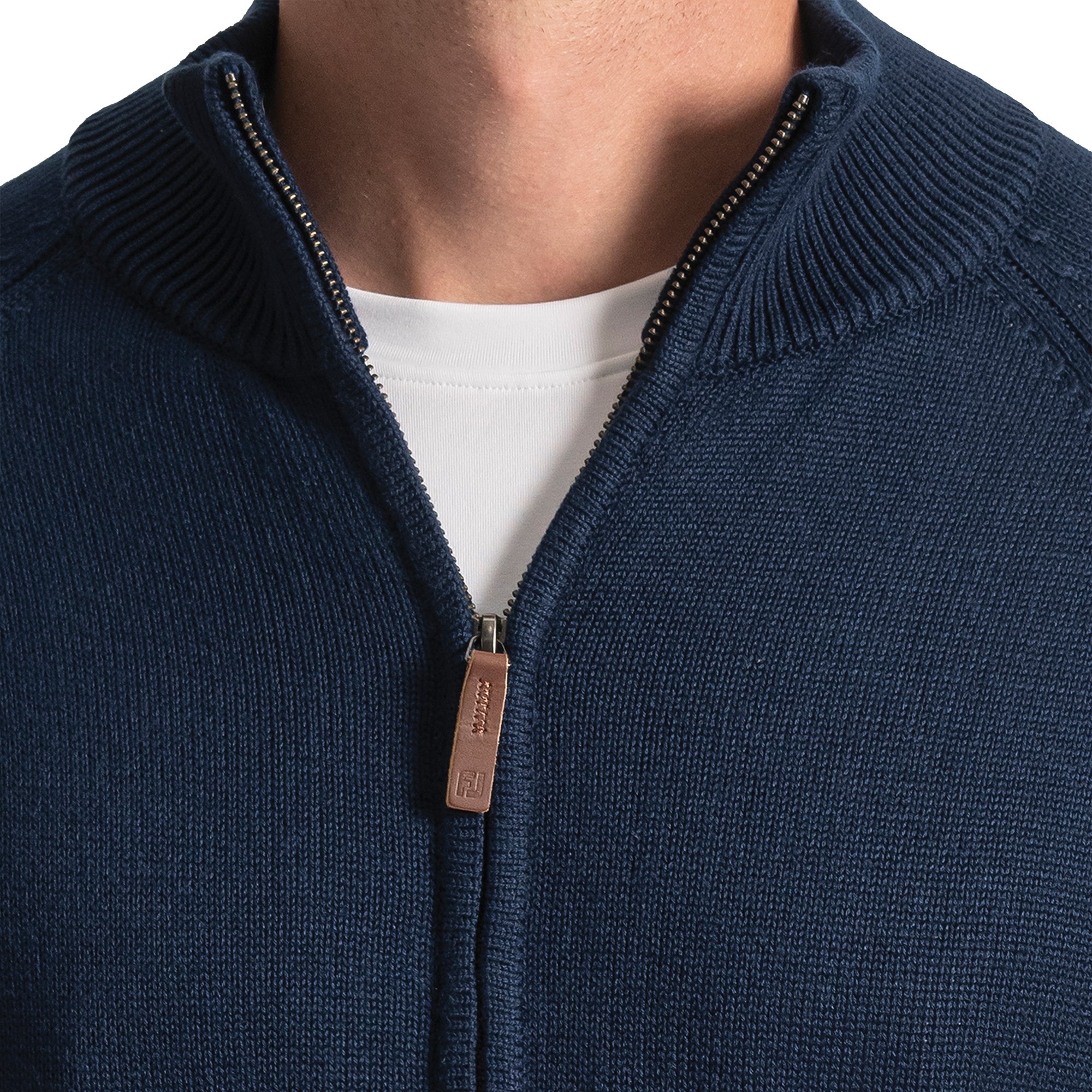 Apr&egrave;s Tee Knit Full-Zip Sweater