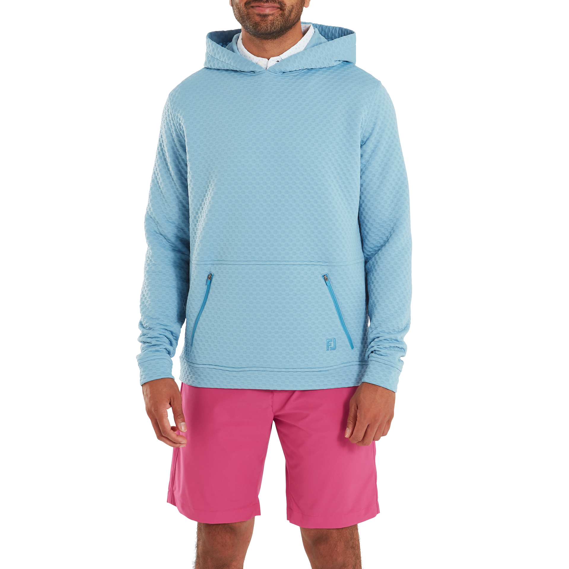 Strick-Textur Hoodie